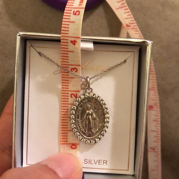 🙏🏼 Sterling silver Mother Mary Necklace by Guiliana - Picture 13 of 13